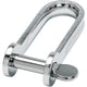 Blue Wave Strip Stainless Steel Long D Shackle 5x36mm.