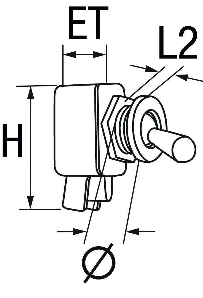 CASTELCO Flush Mount Switch.