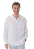 Mousqueton Yoanes mens linen shirt.