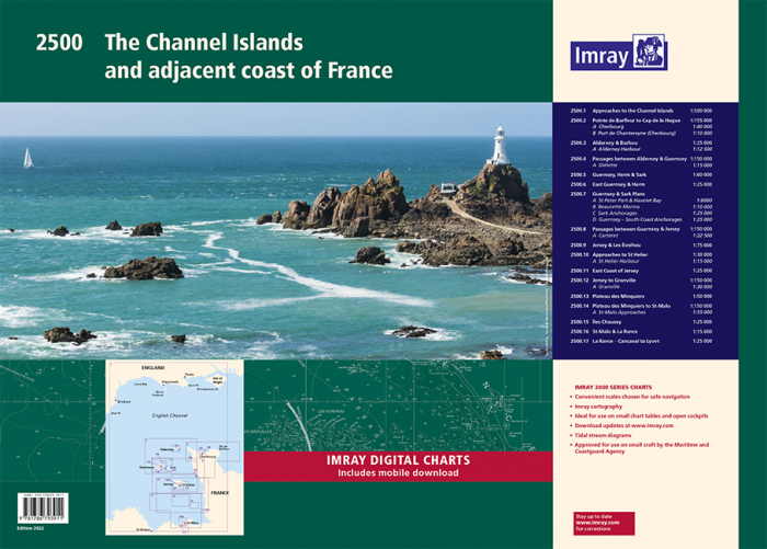 Imray Folio 2500 The Channel Islands and adjacent coast of France Chart Pack