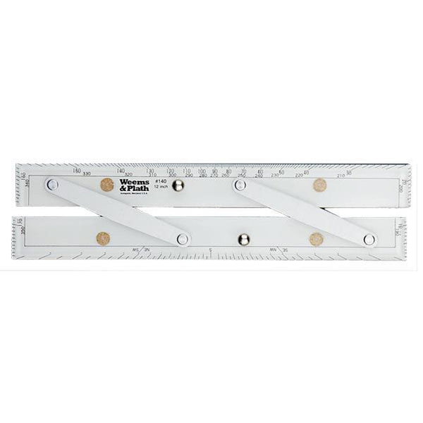 Weems & Plath Parallel Ruler with Brushed Aluminium Arms