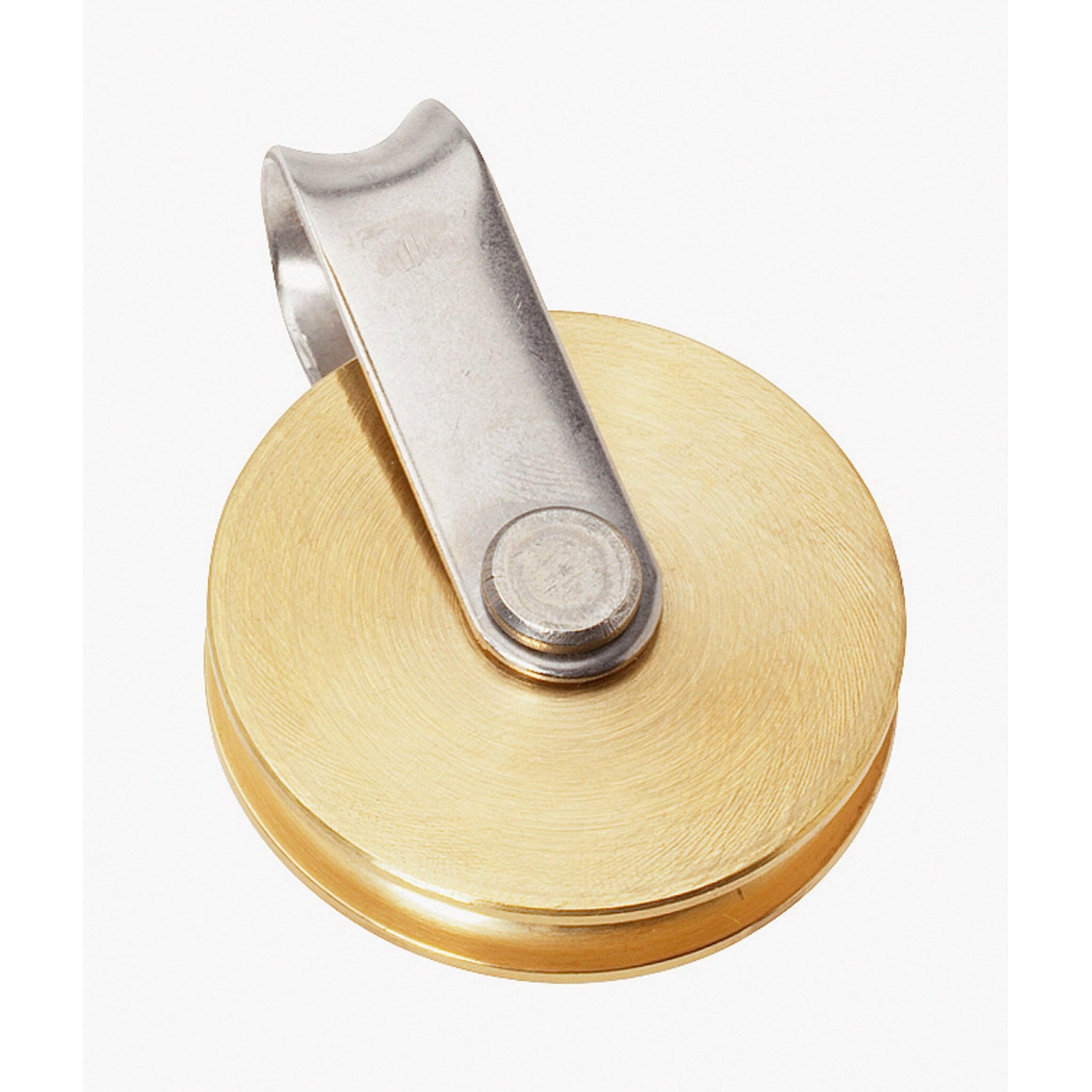 Barton Single fixed Eye Brass Sheave Block - Arthur Beale