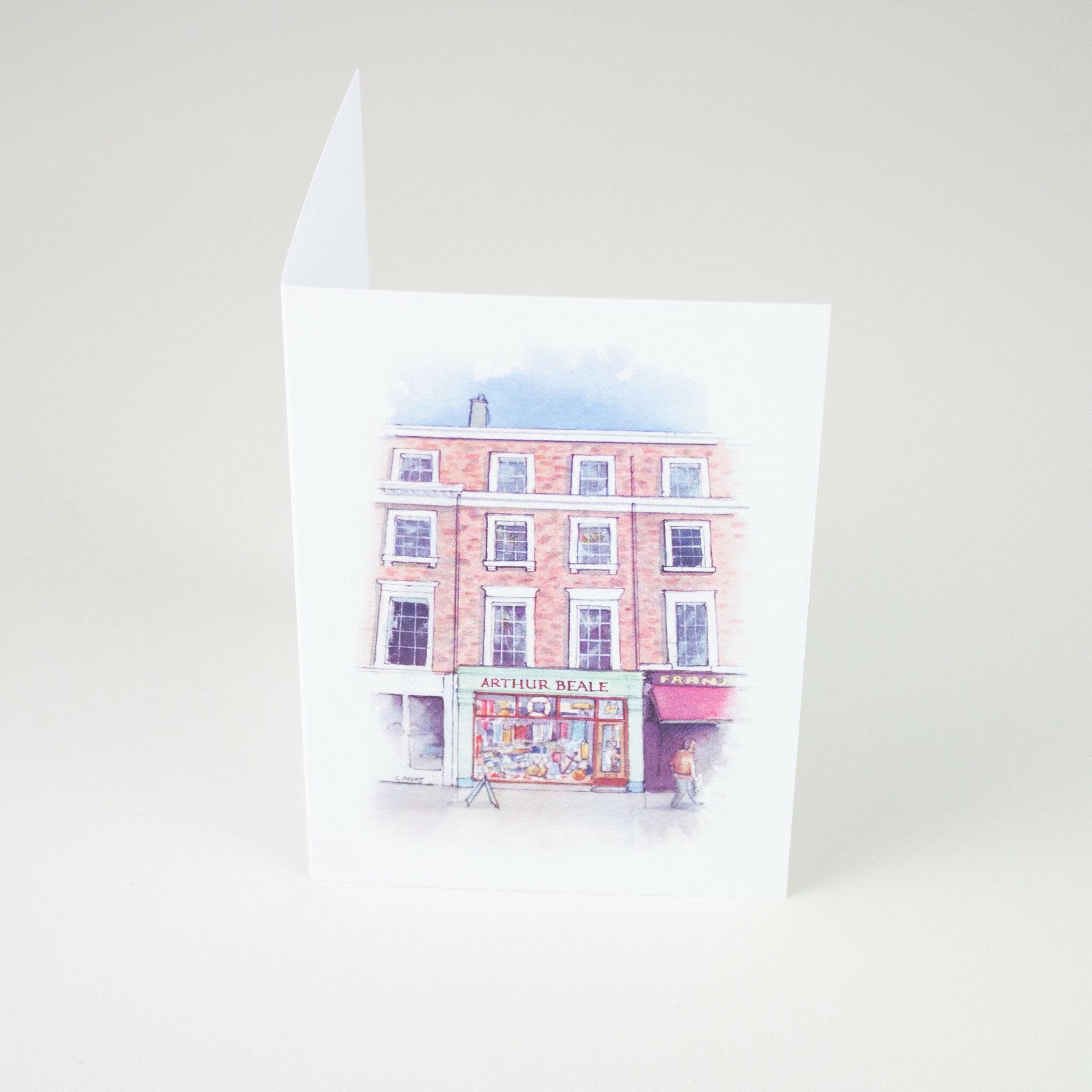 Arthur Beale Shop Front Greetings Card - Arthur Beale