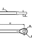 Blue Wave M5 L/H Threaded Eye - Arthur Beale