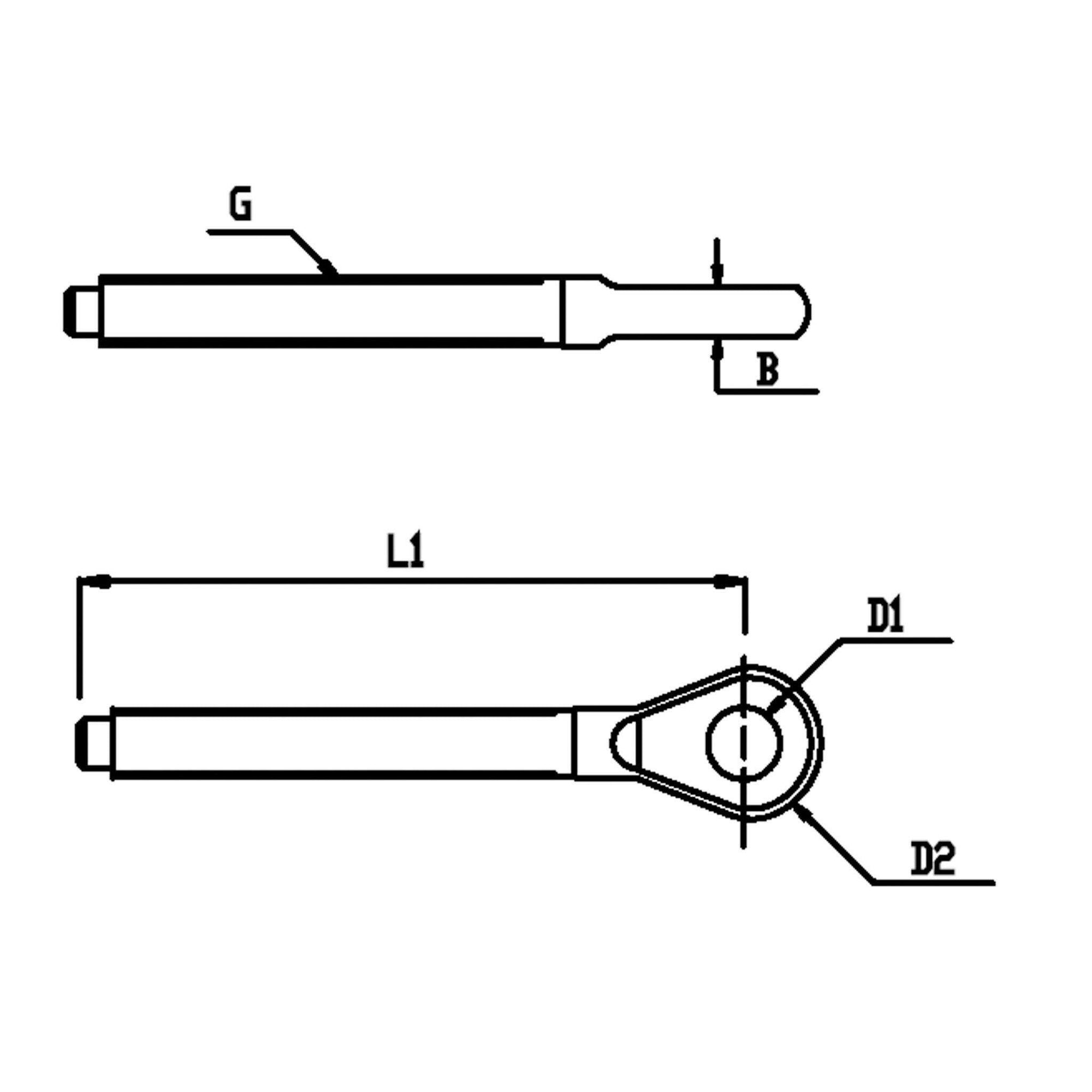 Blue Wave M5 L/H Threaded Eye - Arthur Beale