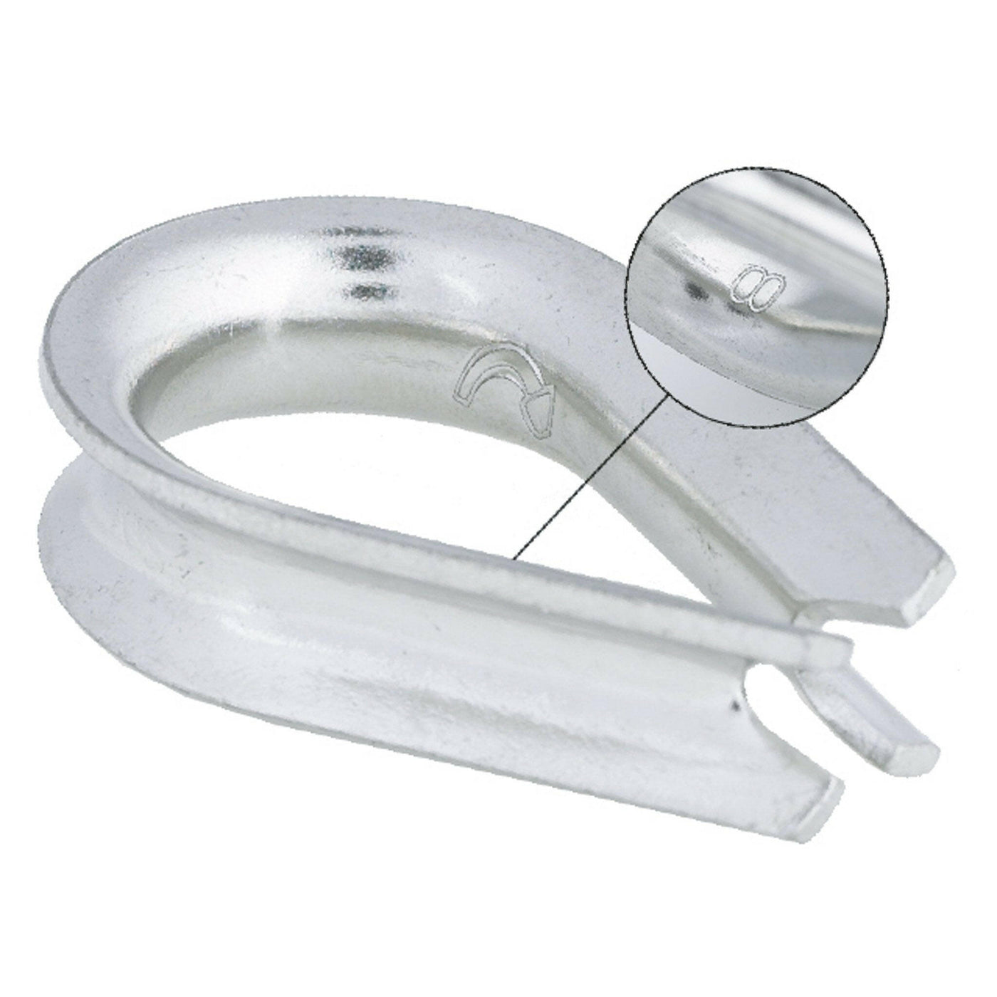 Blue Wave Stainless Steel Thimble - Arthur Beale