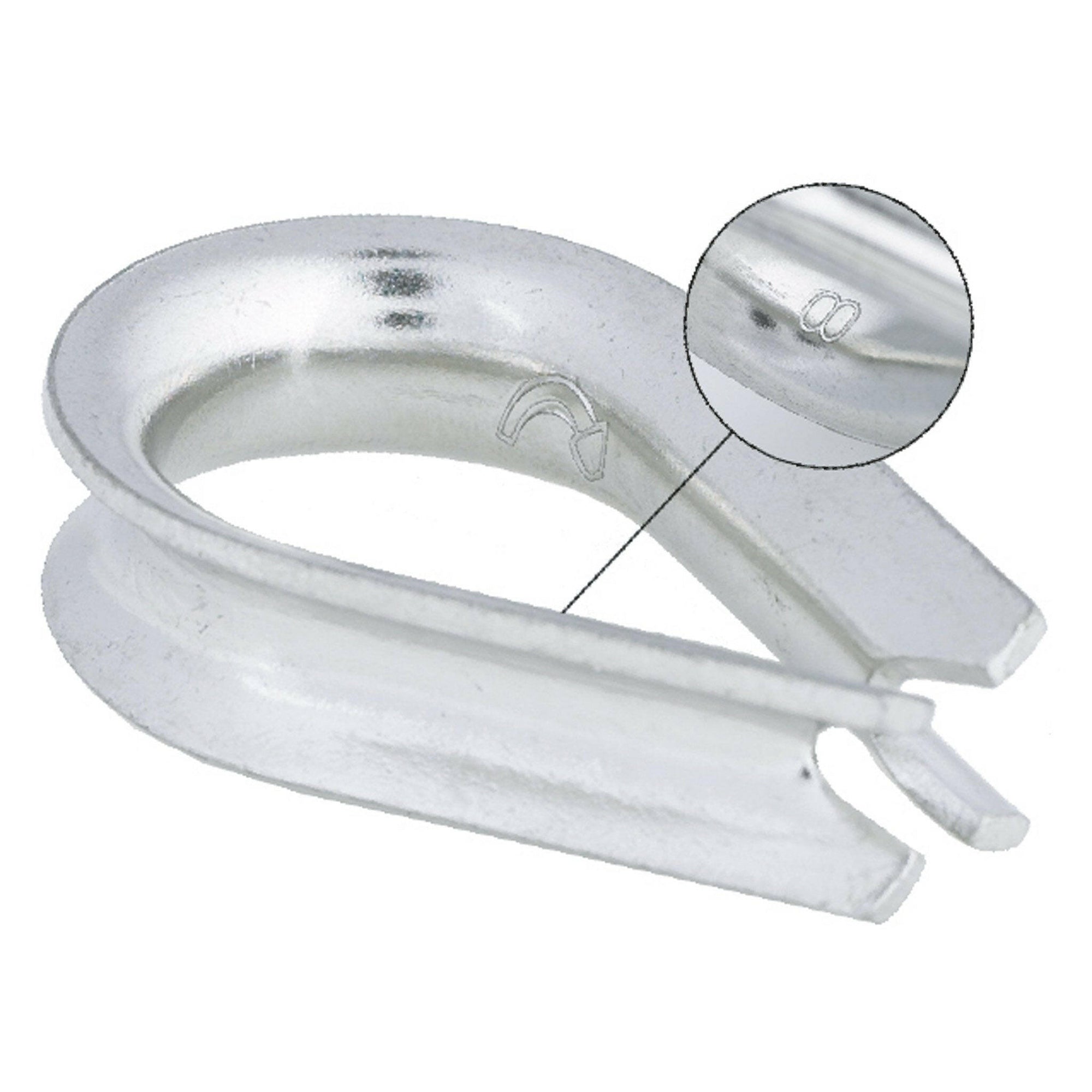 Blue Wave Stainless Steel Thimble - Arthur Beale