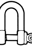 Commercial D Shackle - Galvanised - Arthur Beale
