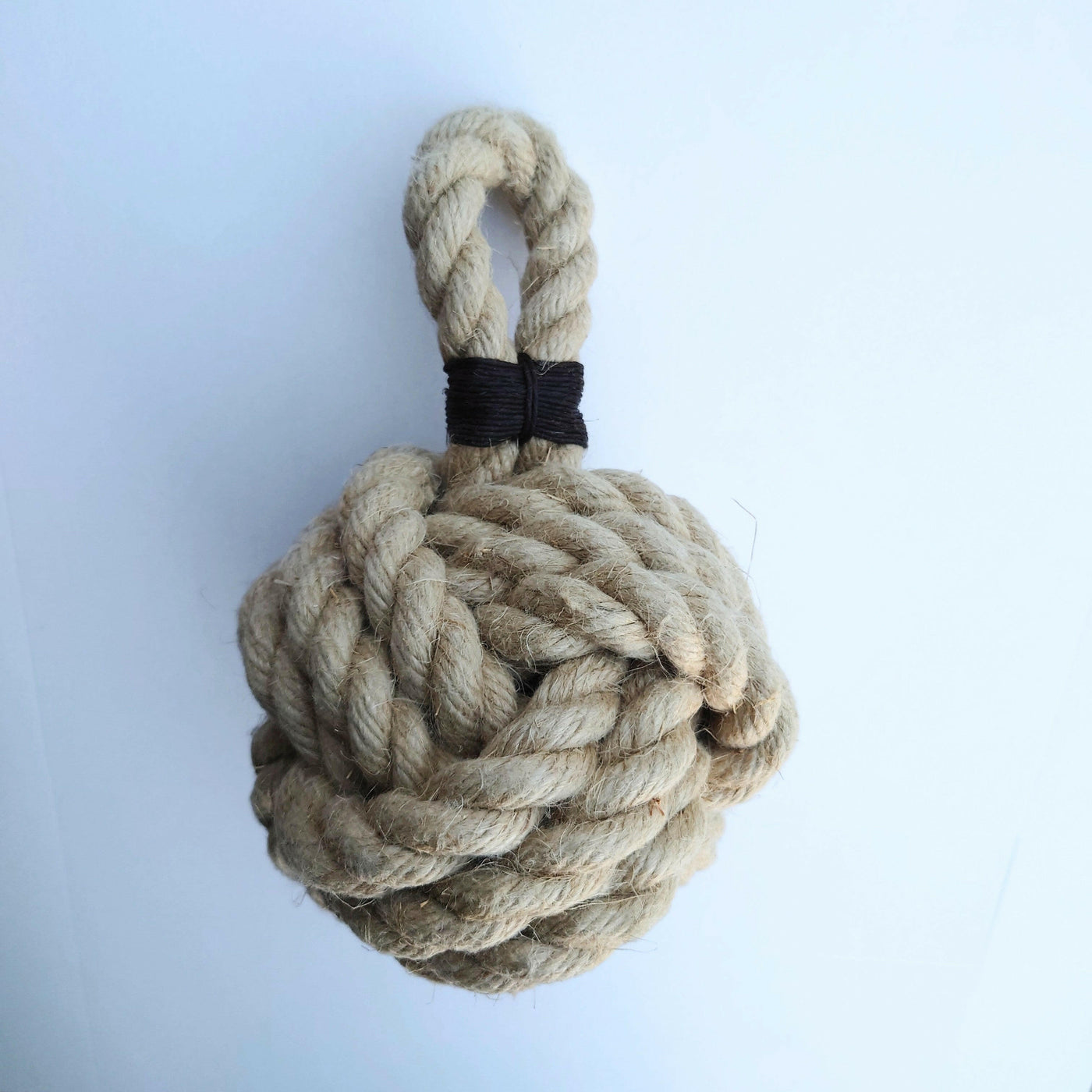 Arthur Beale Flax Rope Door Stop.