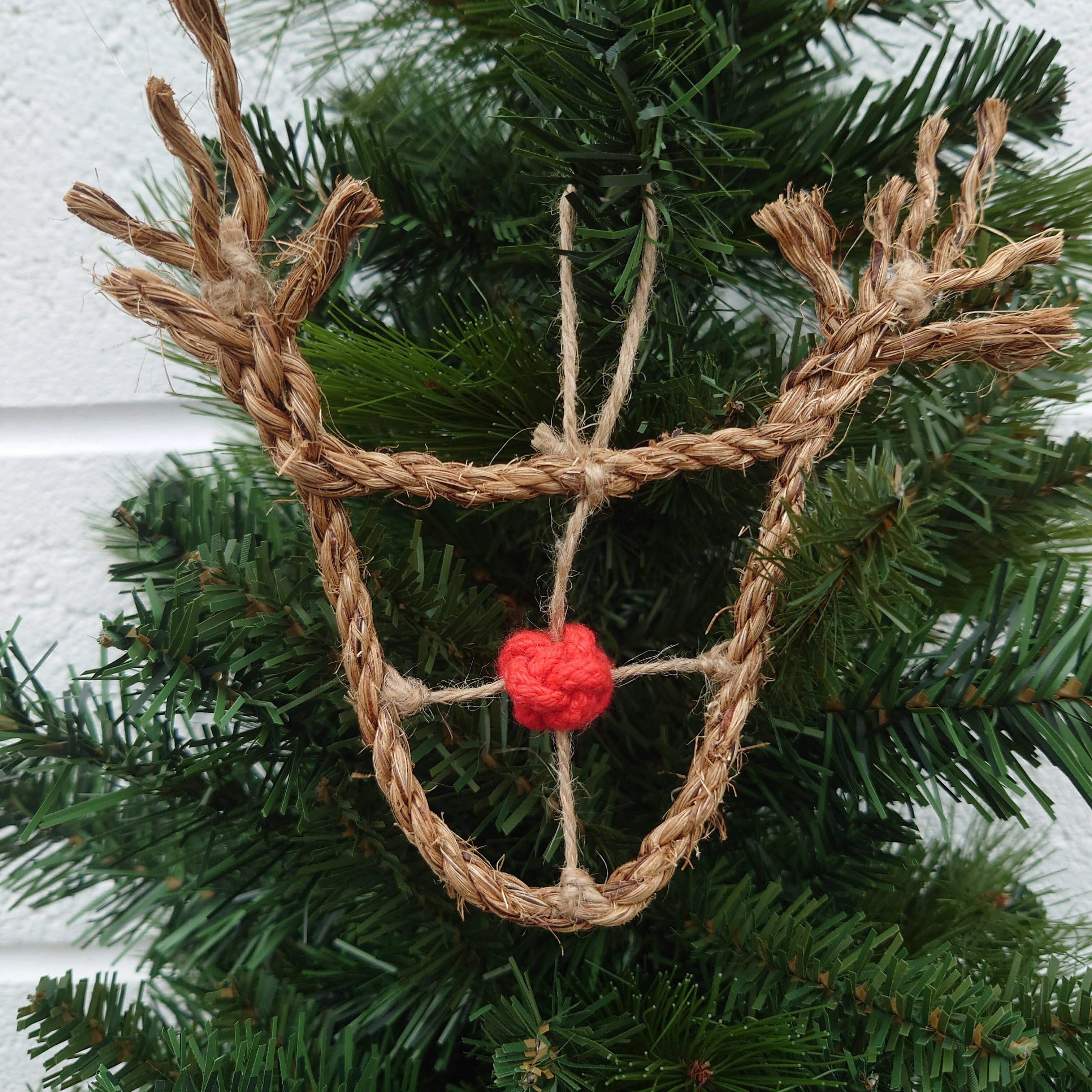 Arthur Beale Handmade Reindeer Decoration.