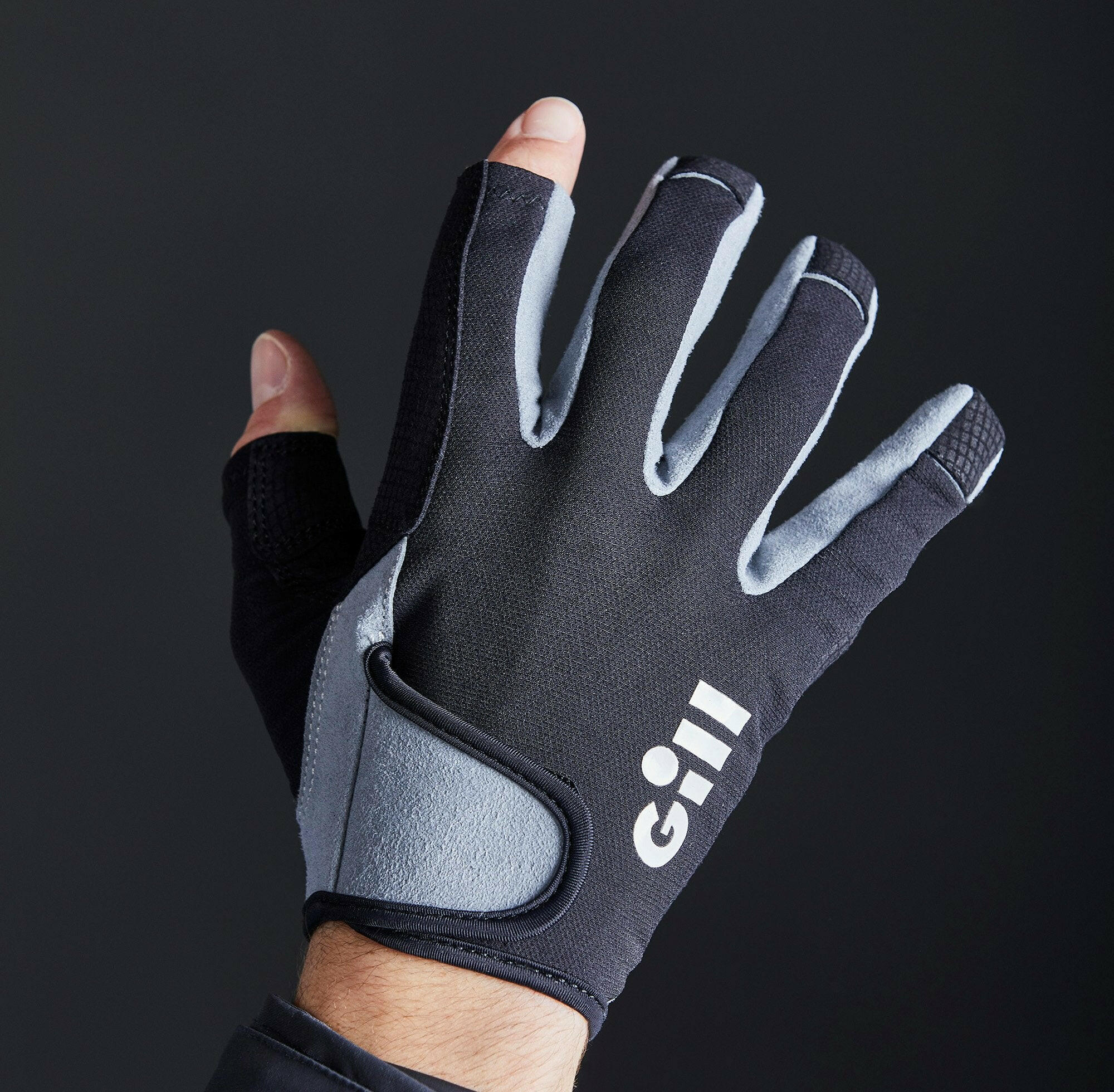 Gill Deckhand Glove - Black - Long Fingered 7053.