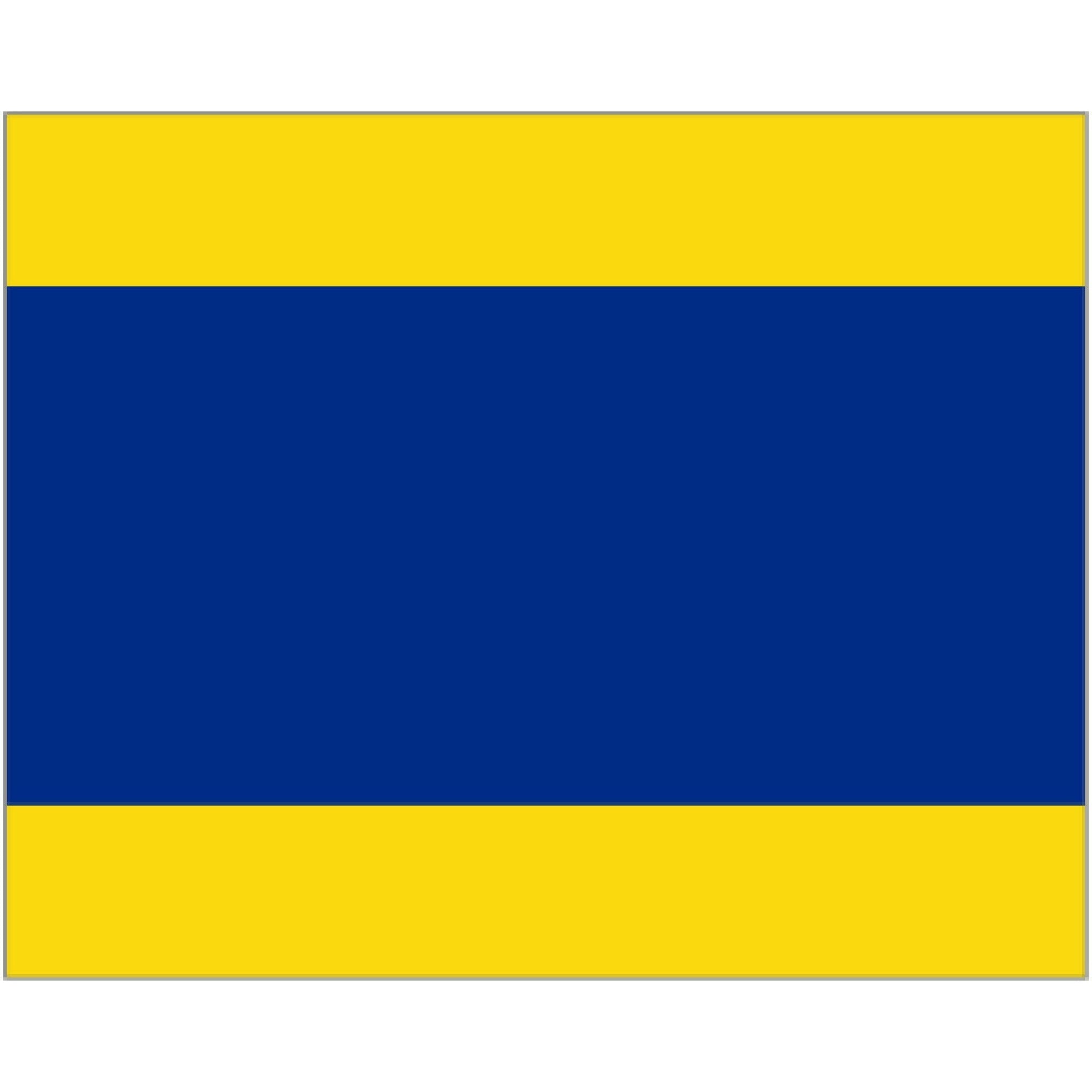 Code Flag Letter D - Delta - Arthur Beale