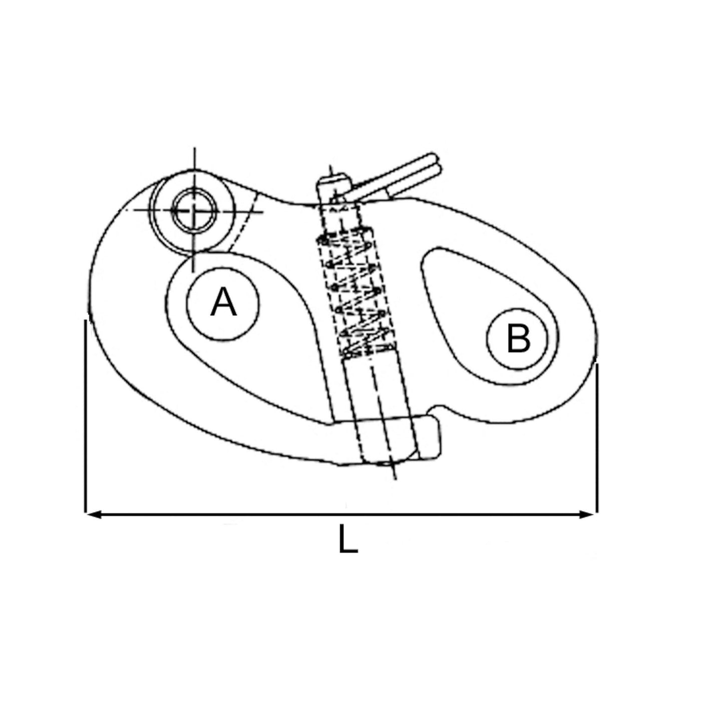 Fixed Eye Snap Shackle - Stainless Steel - Arthur Beale