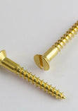Slotted Brass Wood Screws - Arthur Beale