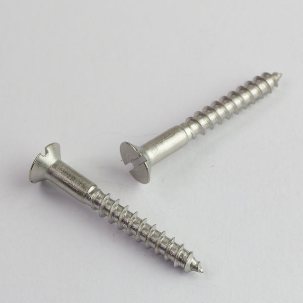 Stainless Steel Wood Screw - Slotted - Arthur Beale