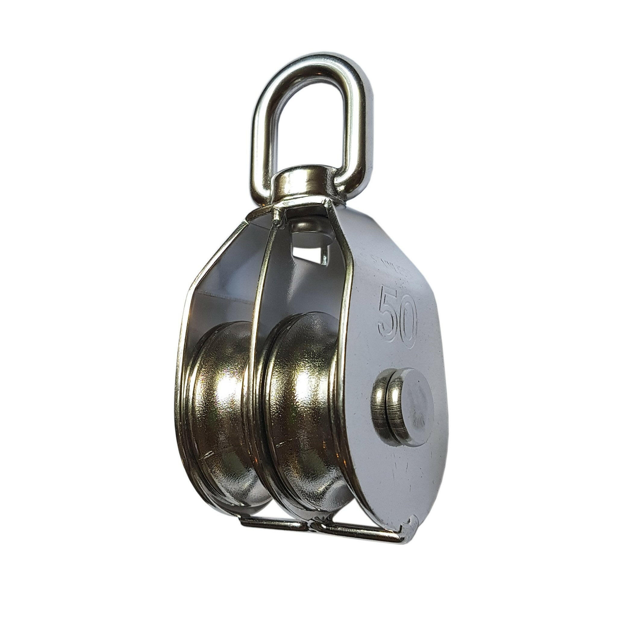 Single Pulley Sheave with Swivel Eye - Stainless Steel - Arthur Beale