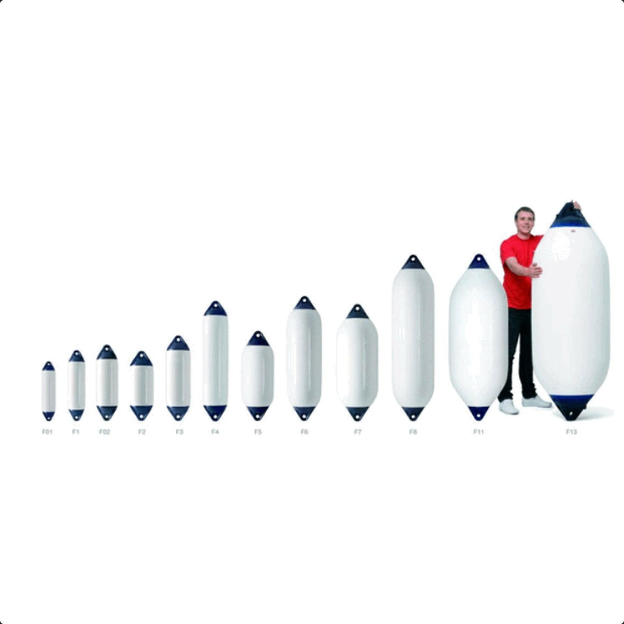 Polyform Cylindrical Side Fenders - Arthur Beale