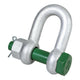 Green Pin Bolt Type Shackles.