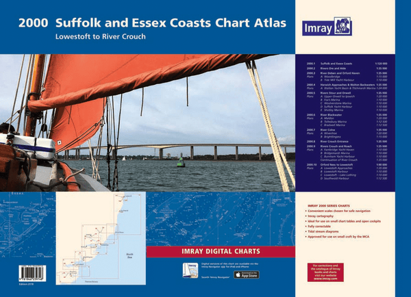 Imray Folio 2000 Suffolk and Essex Chart Atlas - Arthur Beale