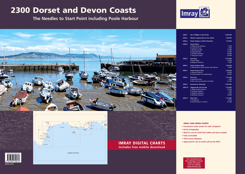 Imray Folio 2300 Dorset and Devon Coasts Chart Atlas - Arthur Beale