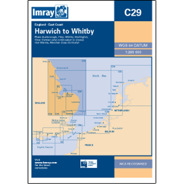 Imray Chart C29 Harwich to Whitby