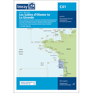 You added <b><u>Imray Chart C41 Les Sables d'Olonne to La Gironde</u></b> to your cart.