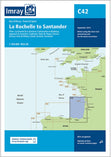 Imray Chart C42 La Rochelle to Santander Scale 1:350 000.