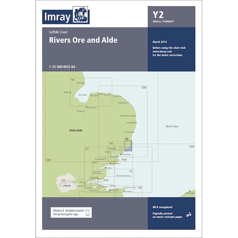 Imray Y2 Rivers Ore and Alde