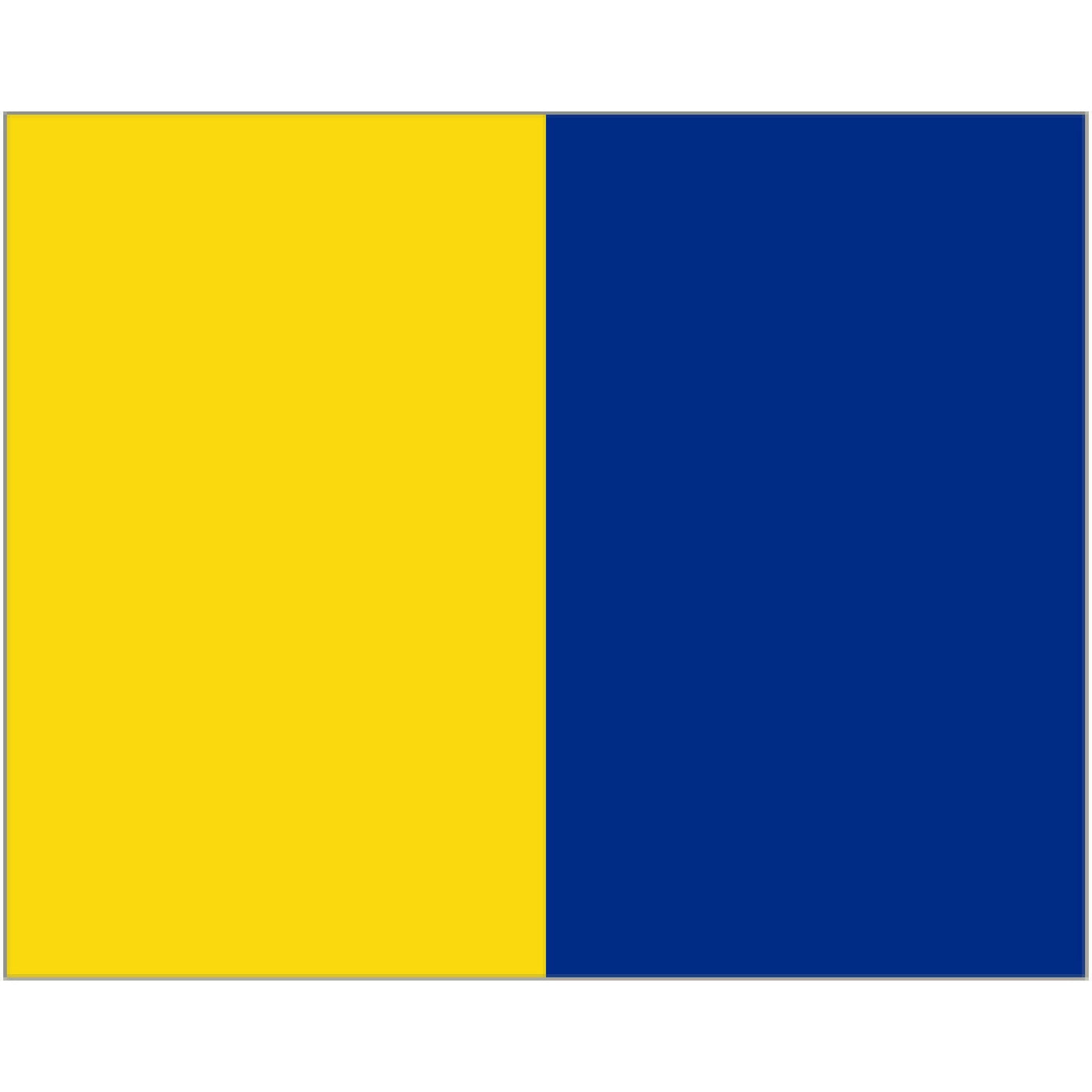 Code Flag Letter K - Kilo - Arthur Beale