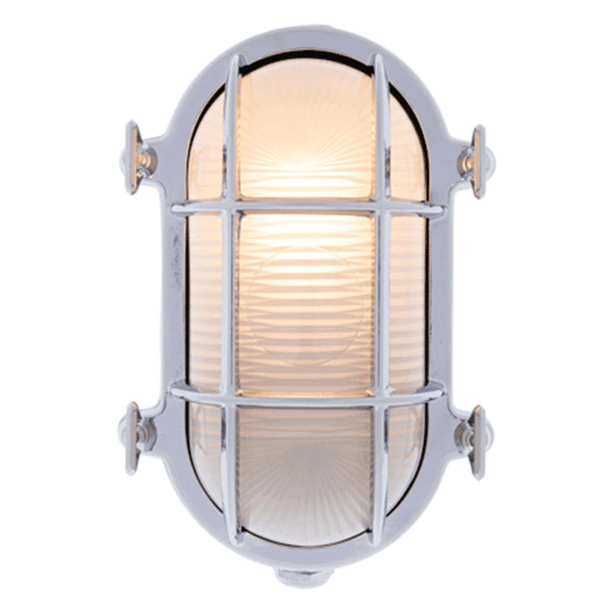 Medium Oval Bulkhead Light - 195 mm length.