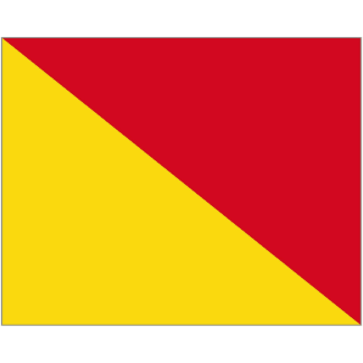 Code Flag Letter O - Oscar - Arthur Beale