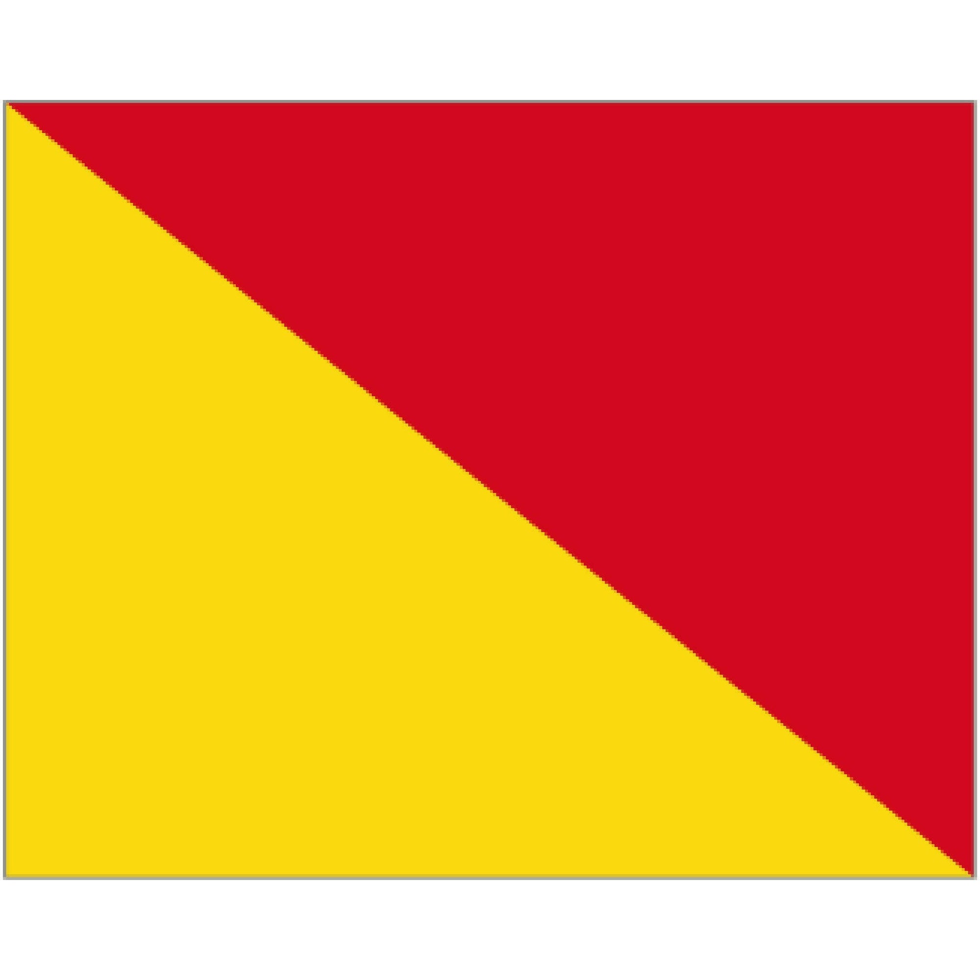 Code Flag Letter O - Oscar - Arthur Beale