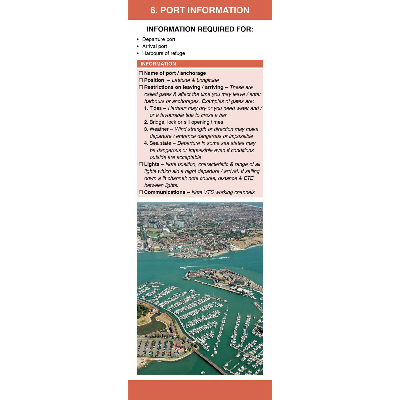 Passage Planning Companion.