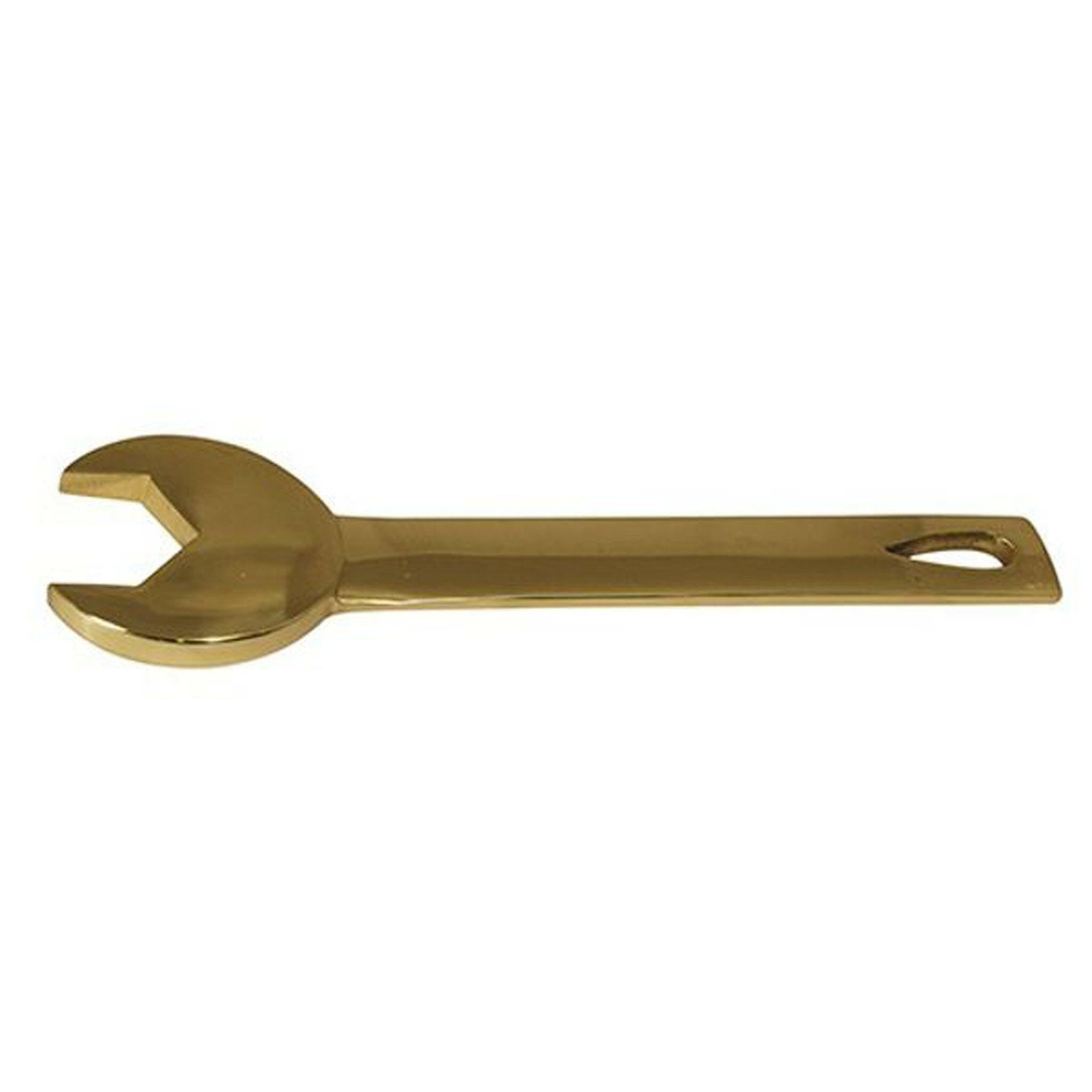 Polished Brass Gas Spanner - Arthur Beale