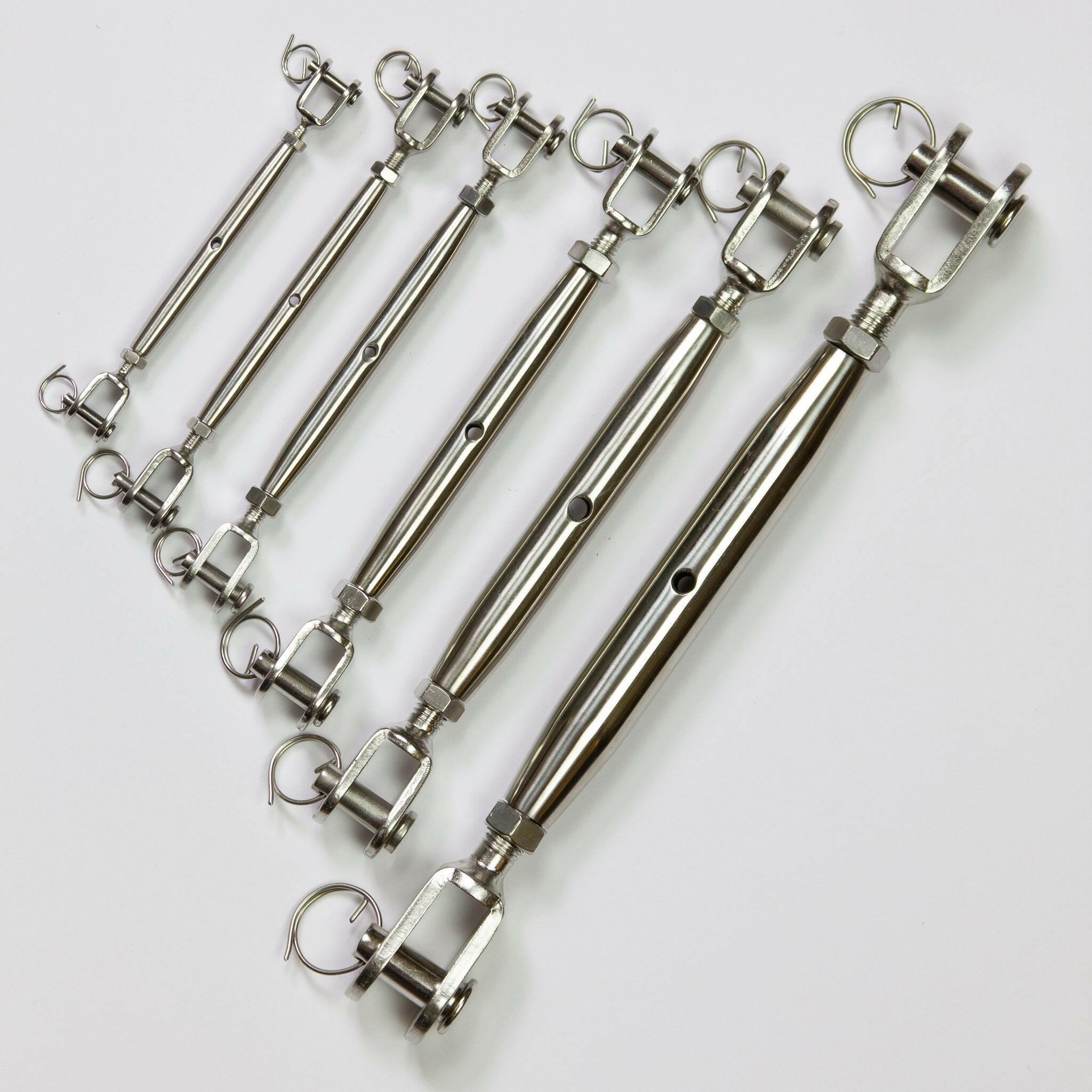 Rigging Screw Closed Body Welded Forks - Stainless Steel - Arthur Beale