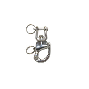 You added <b><u>Swivel Fork Snap Shackle 70 mm - Stainless Steel</u></b> to your cart.