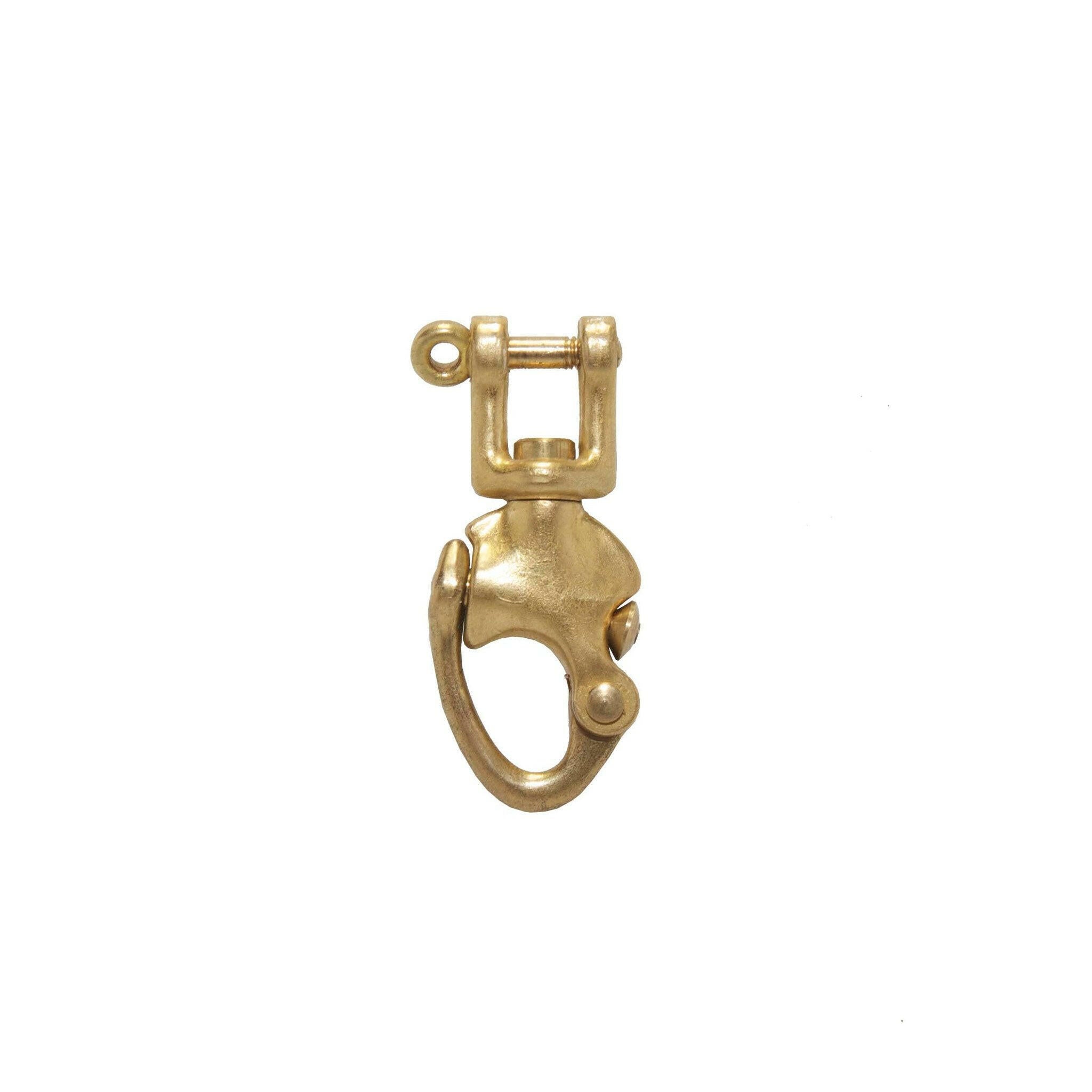 Swivel D Snap Shackle Bronze - Arthur Beale