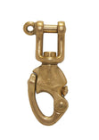 Swivel D Snap Shackle Bronze - Arthur Beale