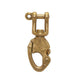 Swivel D Snap Shackle Bronze - Arthur Beale
