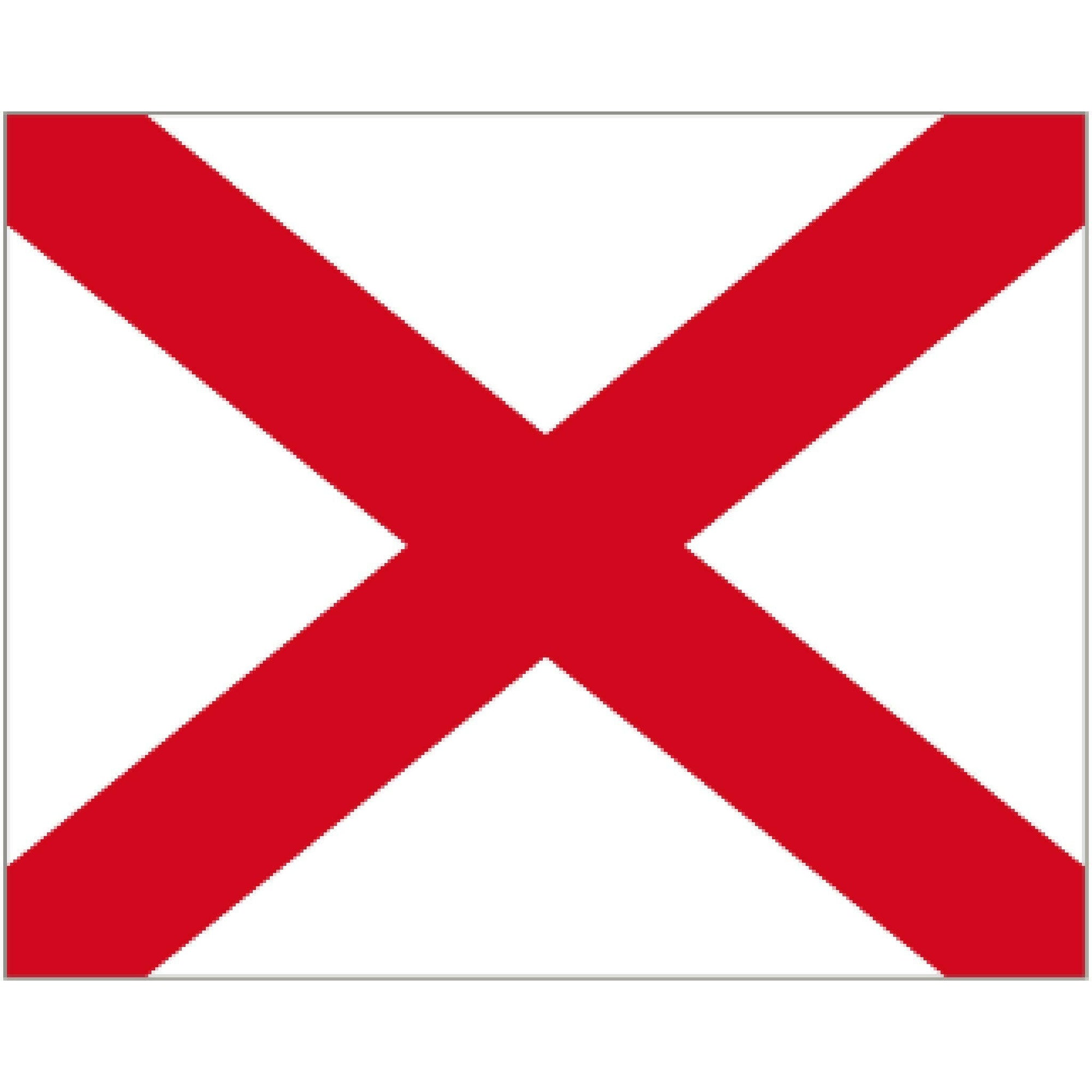 Code Flag Letter V - Victor - Arthur Beale