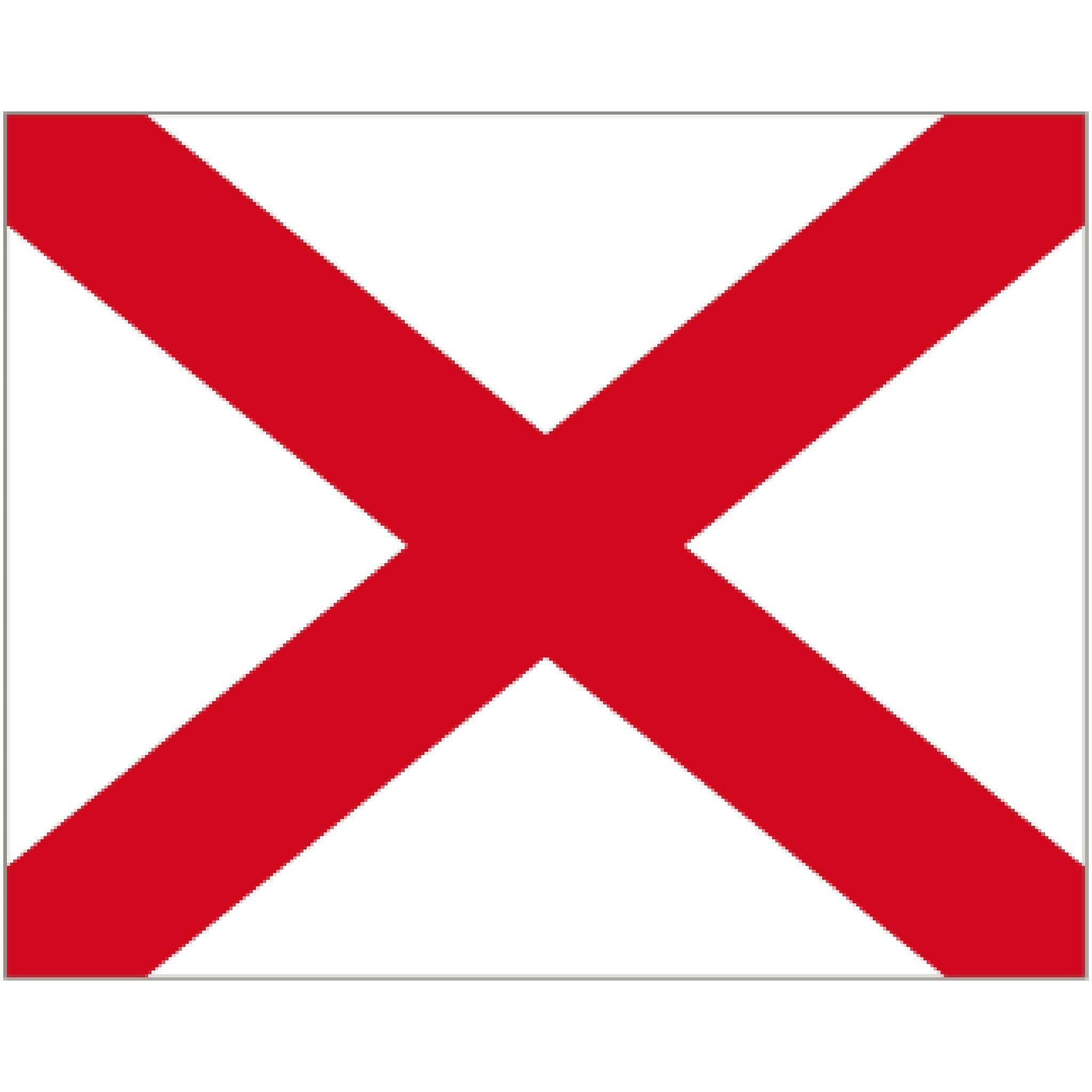 Code Flag Letter V - Victor - Arthur Beale