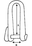 Wichard Key Pin Shackle.