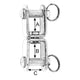 Wichard Swivel - Fork and Fork Clevis Pin.