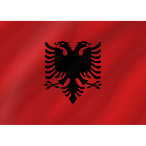 You added <b><u>Courtesy Flag - Albania</u></b> to your cart.