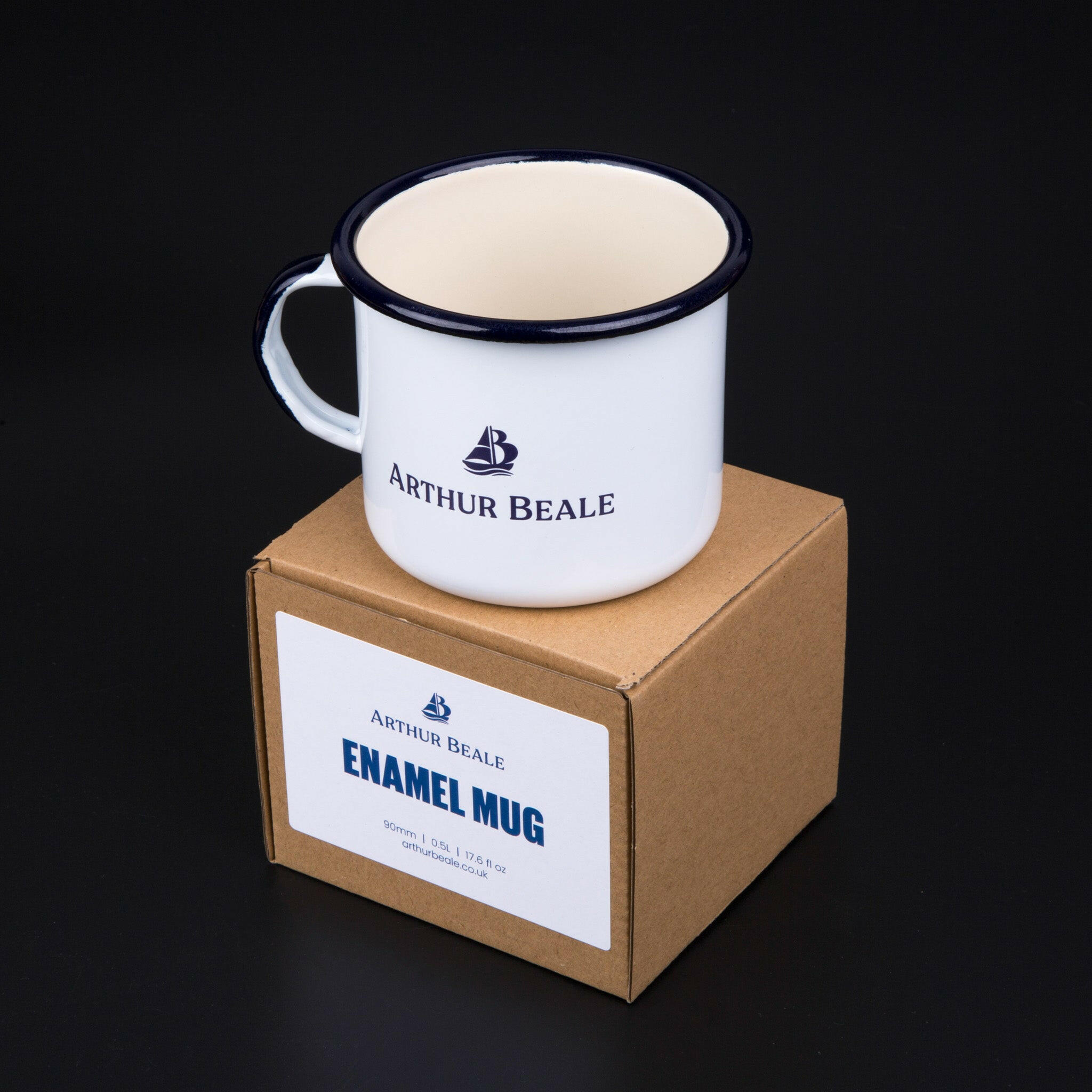 Arthur Beale Enamel Mug.