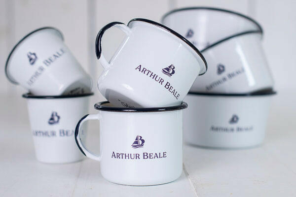 Arthur Beale Enamel Mug.