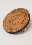 Arthur Beale Wooden Badge - Arthur Beale