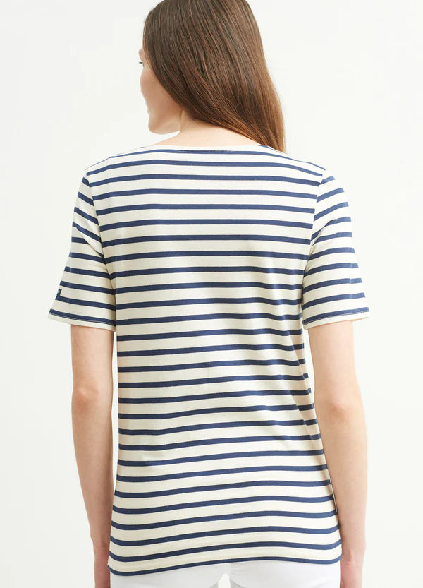 Saint James Levant Moderne Breton T-shirt.