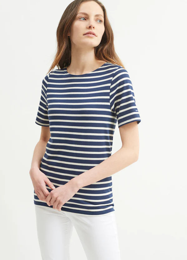 Saint James Levant Moderne Breton T-shirt.