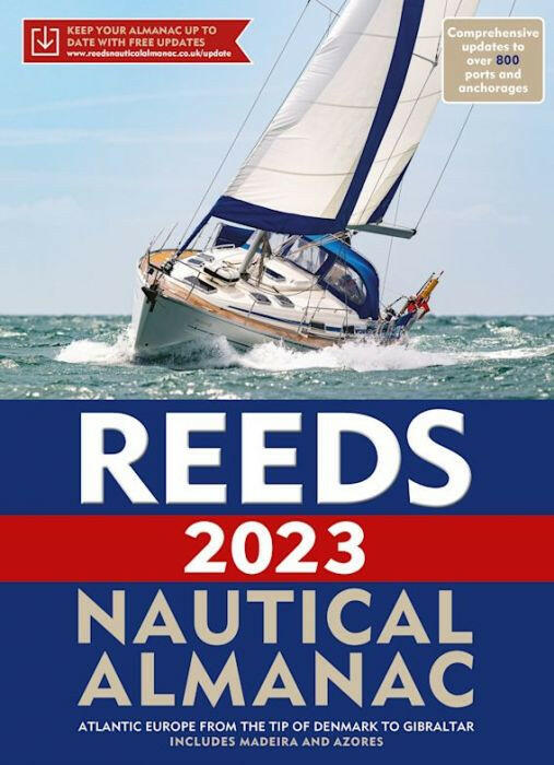 Reeds Nautical Almanac 2023 book.